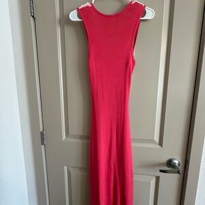 Midi fun summer dress with cutout